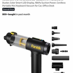 Fanttik V10 X200 Cordless Vacuum and Blower with Attachments
